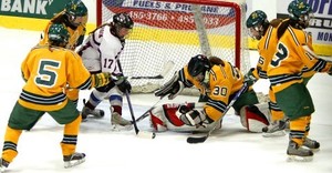 First BFA hockey scrimmage of the season