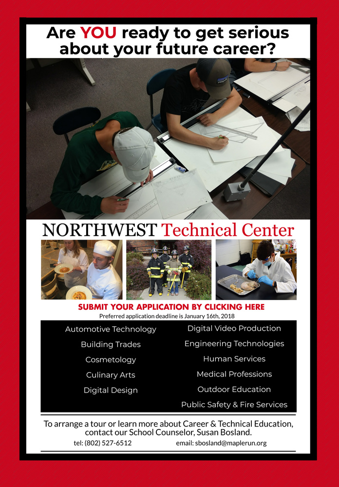 Preferred Application Deadline is Jan. 16th!