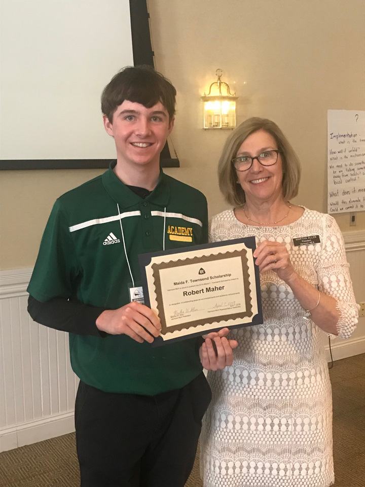 Maher Receives Scholarship