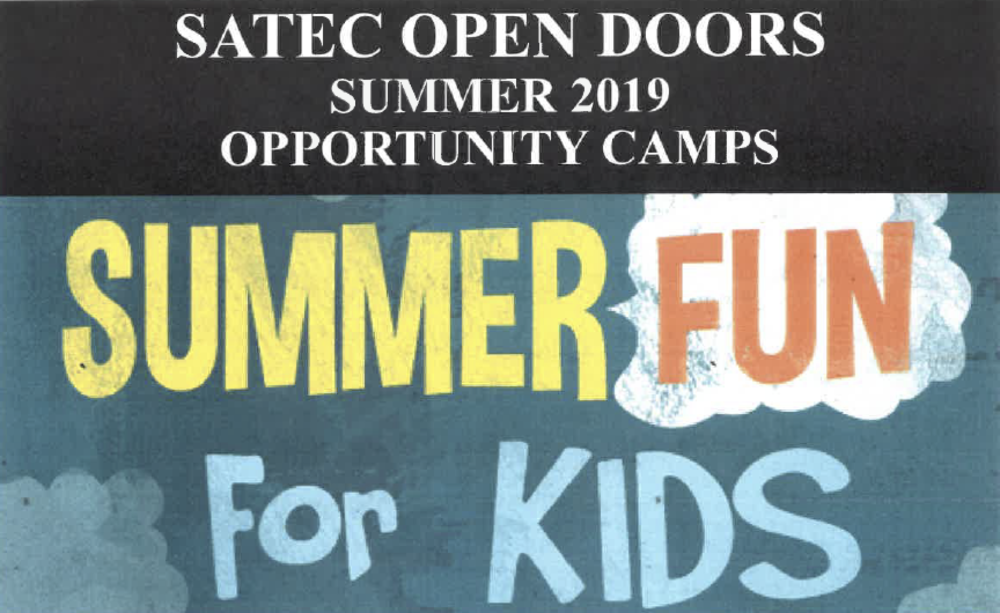 Open Doors Camps for Summer 2019