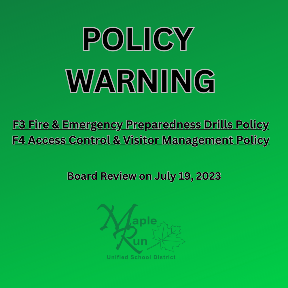 policy warning