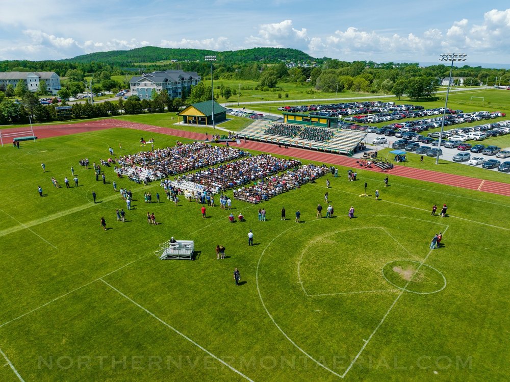 Image of Graduation 2022 - aerial view